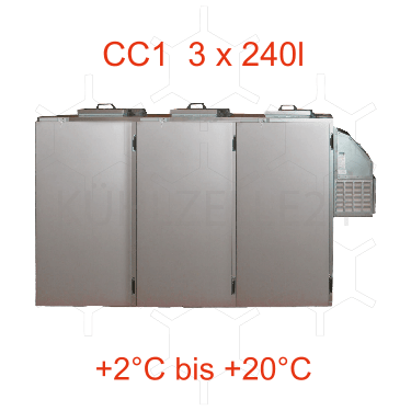 Viessmann TectoSet CC1 3 x 240l Abfallkühler ohne Winterregelung und Aggregat rechts - 7762304