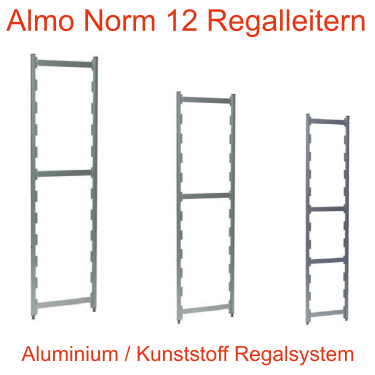 Regal Almo Norm 12 Aluminium Regalleitern