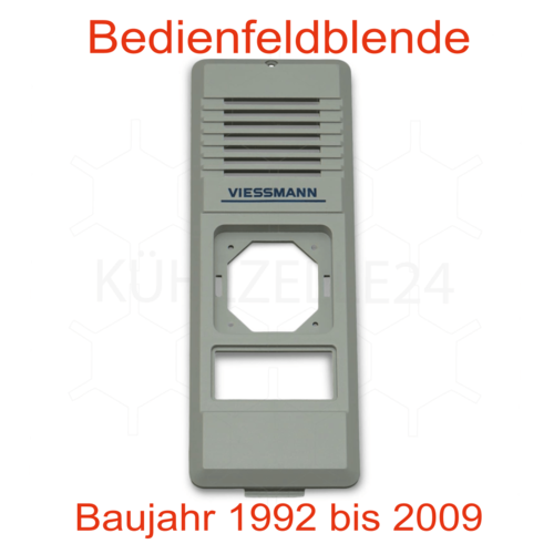 Viessmann Bedienfeldabdeckung lichtgrau für Baujahr 1992 - 2009