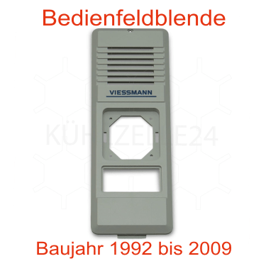 Viessmann Bedienfeldabdeckung lichtgrau für Baujahr 1992 - 2009