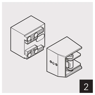 Explosionszeichnung TectoCell Standard Plus – Abb. 2 – Kloben (System Jumbo) (Baujahr 1992–2009)