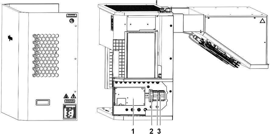 Explosionszeichnung WMC4 1800 – Steuerplatine