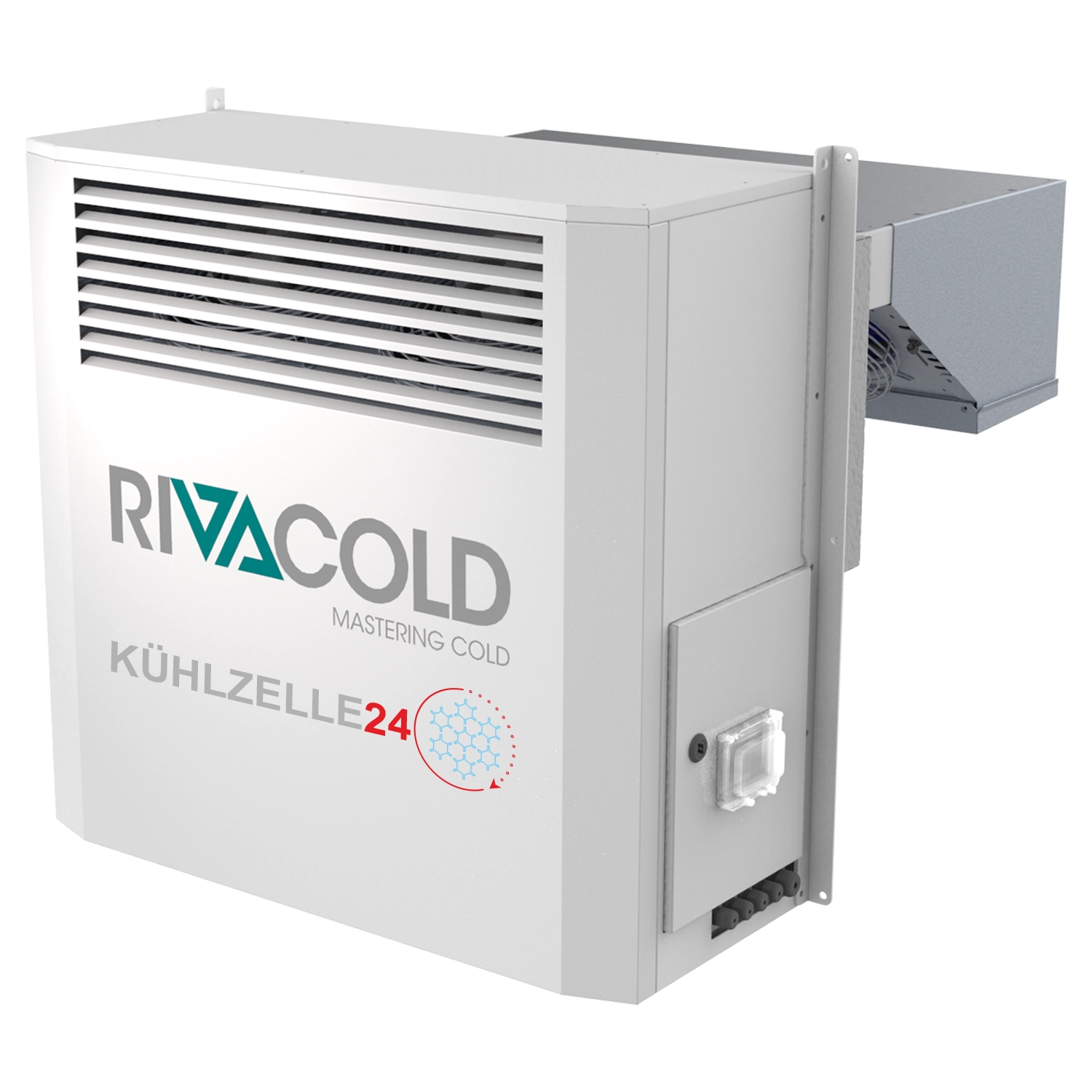 Rivacold BOLD 1x350 Wand-Kühlaggregat für Außeneinsatz Baugröße 2 zur Montage an Kühlzellen