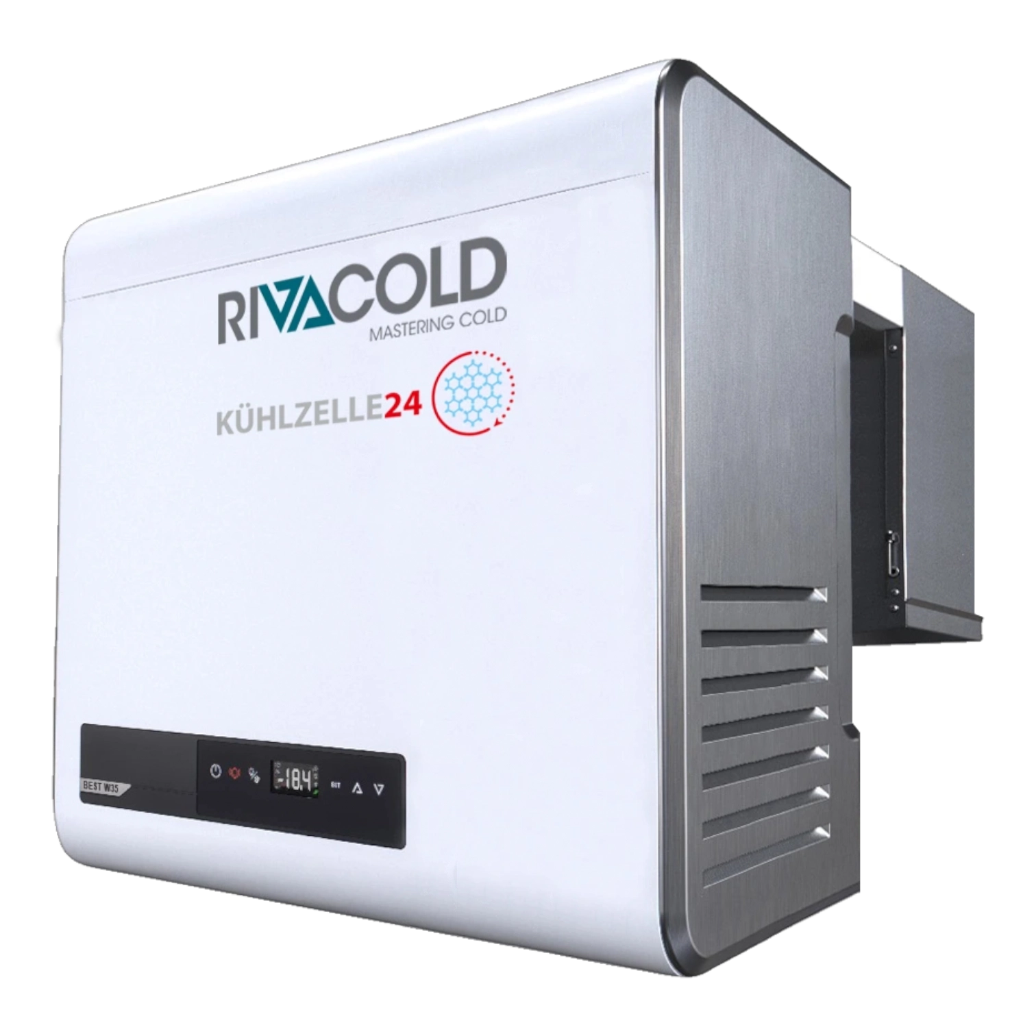Rivacold BEWS35xLAxx Wand-Kühlaggregat für Tiefkühlung Baugröße 3 zur gewerblichen Kühlzellenmontage