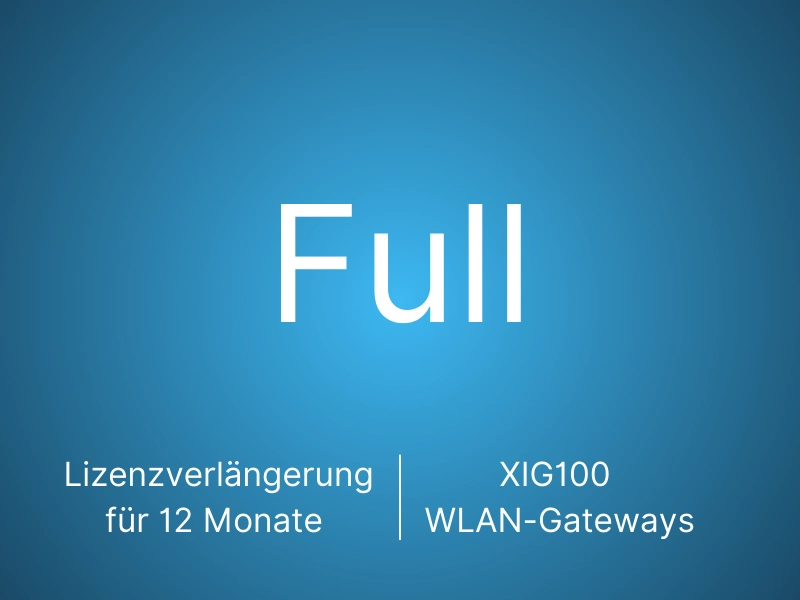 XIG100 Full Lizenzverlängerung – 12 Monate