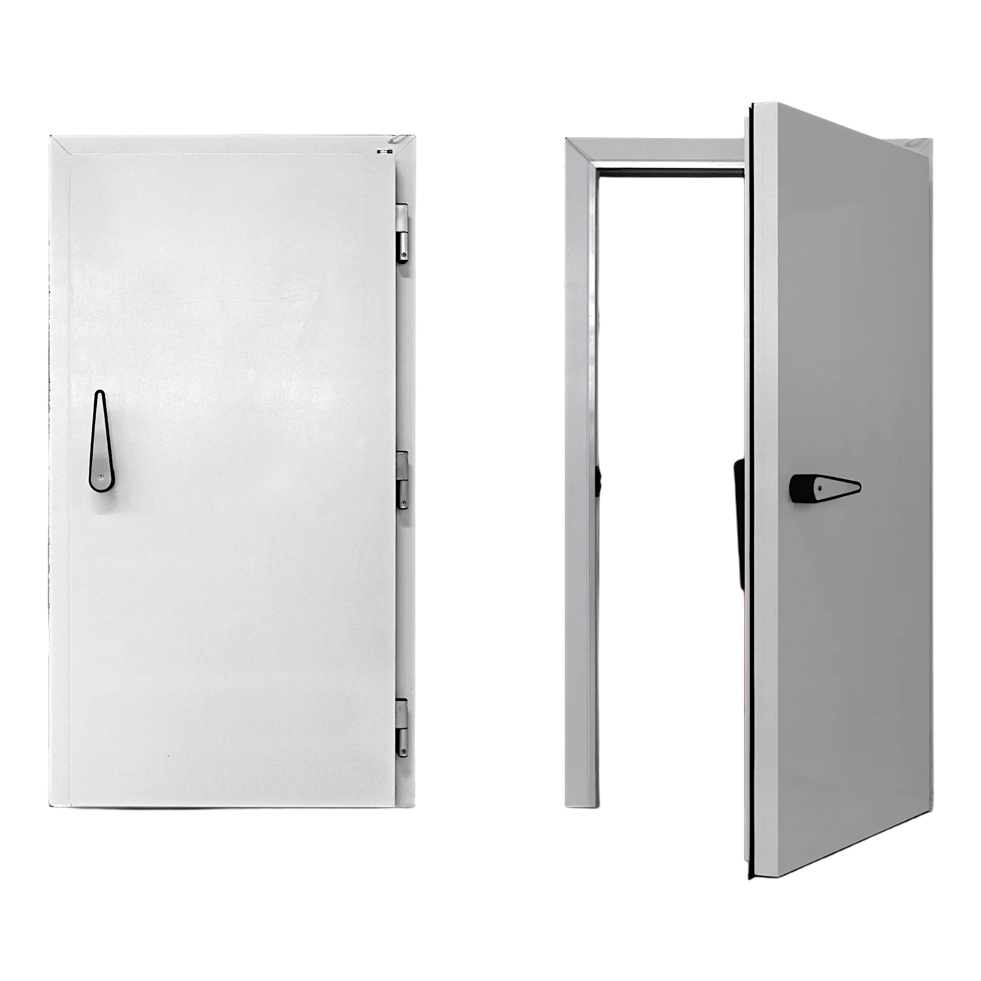 Cool it Kühlraumtür in Weiß, DIN rechts – robuste Tür für Kühlzellen mit hygienischer Oberfläche