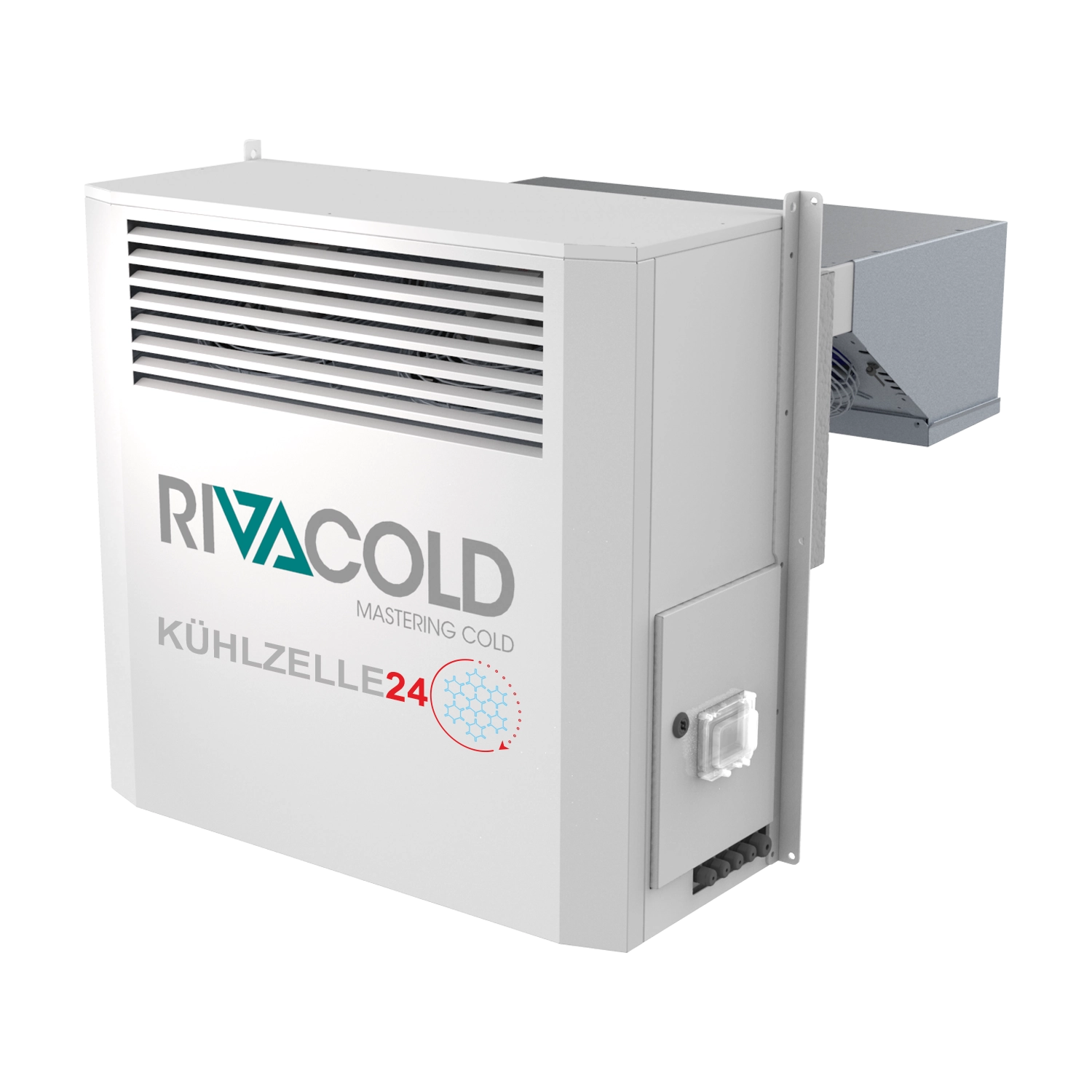 Rivacold BOLD 2x250 Wand-Kühlaggregat für Außeneinsatz Baugröße 3 zur Montage an Kühlzellen